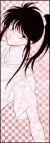 Hiyaku bookends: Kurama with ponytail pink