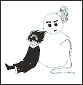 Hiei makes a snowman