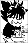 Nankin Gureko: Chibi Hiei does the washing