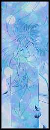 Satoko bubble kiss: blue sheen