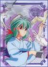 Yukina with birds