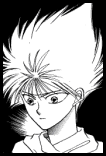 This Hiei is from 'A Space Closed In Secrecy,' by Arina Toshimi